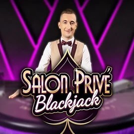 Blackjack Salon Privé slot visual from Ezugi available on wolfscasino.at