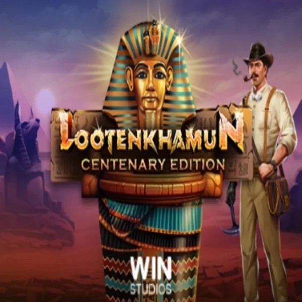 Loot'en Khamun the Dead Sea Scrolls online game logo by Win Studios on wolfscasino.at