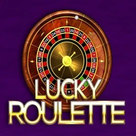 Lucky Roulette logo by Belatra Games Wolf Casino