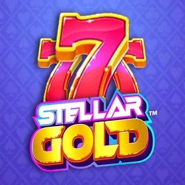 Stellar Gold logo – Slots by Snowborn Games at Wolf Casino